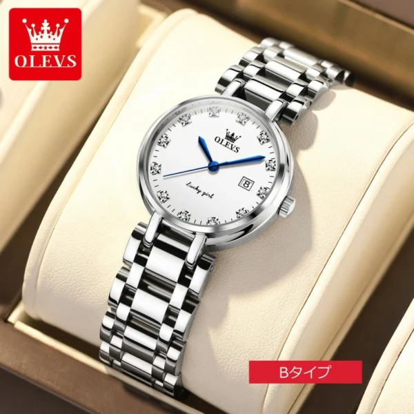 OLEVS 5575 Quartz Luxury Watch For Women - Image 2
