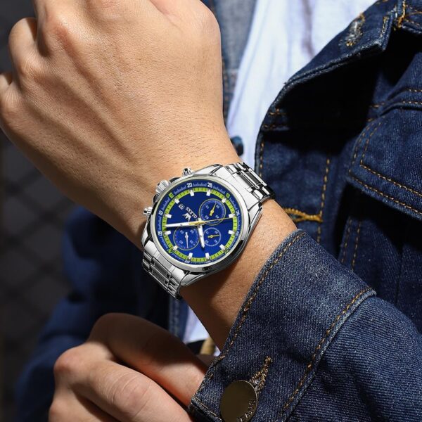 OLEVS 713 Chronograph Quartz Watch For Men - Image 5