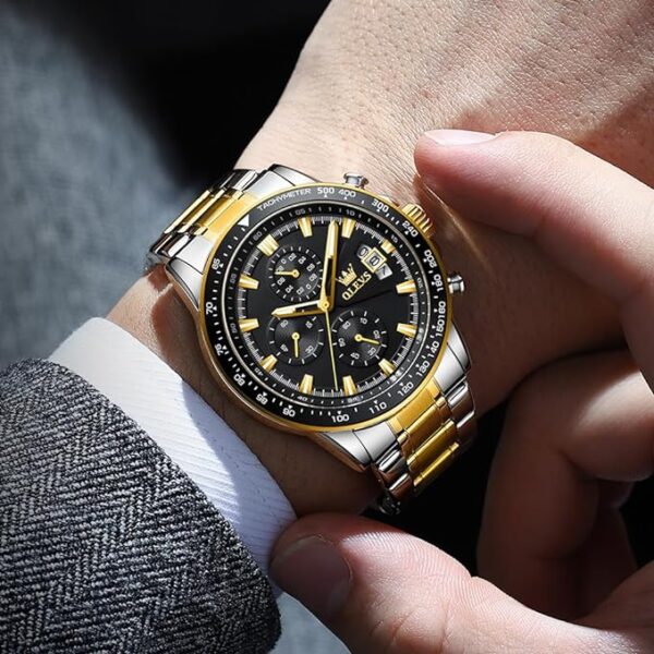 OLEVS 705 Chronograph Quartz Watch For Men - Image 3