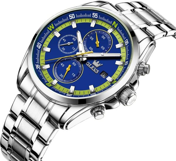 OLEVS 713 Chronograph Quartz Watch For Men - Image 6