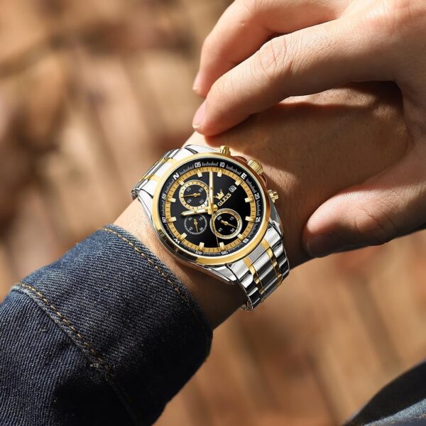 OLEVS 713 Chronograph Quartz Watch For Men - Image 3