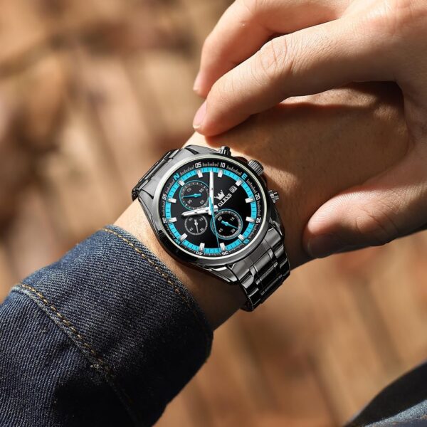 OLEVS 713 Chronograph Quartz Watch For Men - Image 3