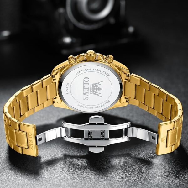 OLEVS 713 Chronograph Quartz Watch For Men - Image 6