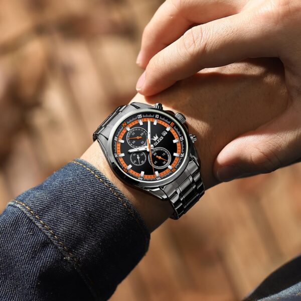 OLEVS 713 Chronograph Quartz Watch For Men - Image 3
