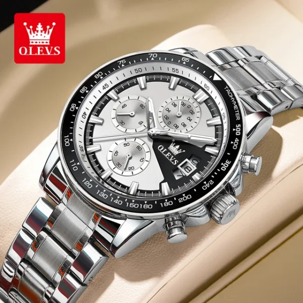 OLEVS 705 Chronograph Quartz Watch For Men - Image 2