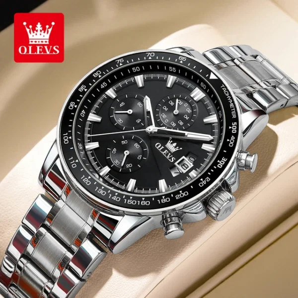 OLEVS 705 Chronograph Quartz Watch For Men - Image 2