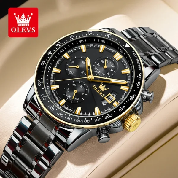 OLEVS 705 Chronograph Quartz Watch For Men - Image 2