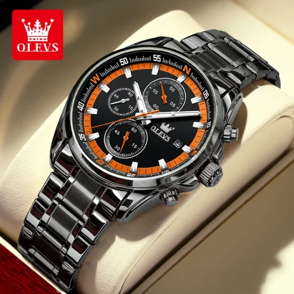 OLEVS 713 Chronograph Quartz Watch For Men - Image 2
