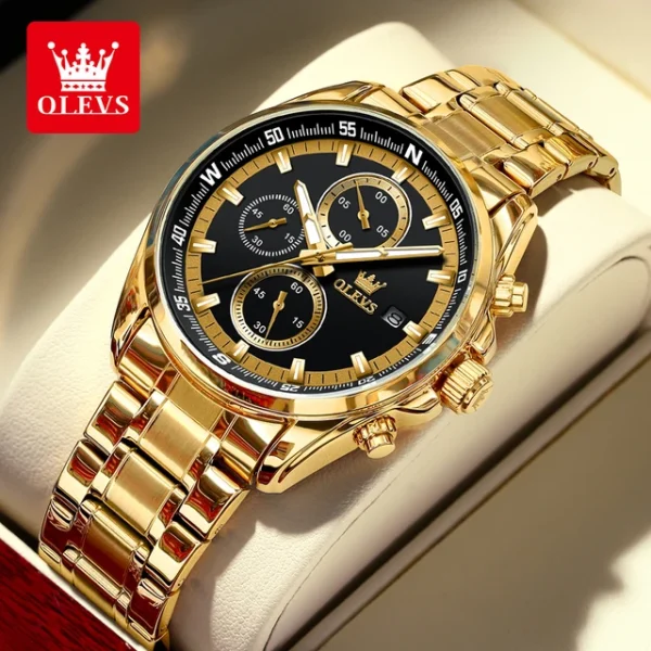 OLEVS 713 Chronograph Quartz Watch For Men - Image 2
