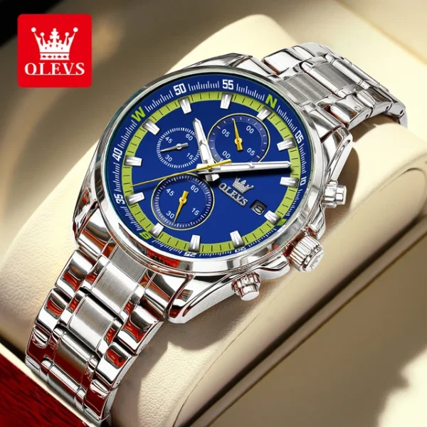 OLEVS 713 Chronograph Quartz Watch For Men - Image 2