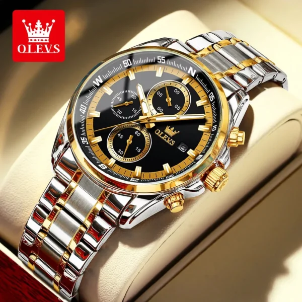 OLEVS 713 Chronograph Quartz Watch For Men - Image 2