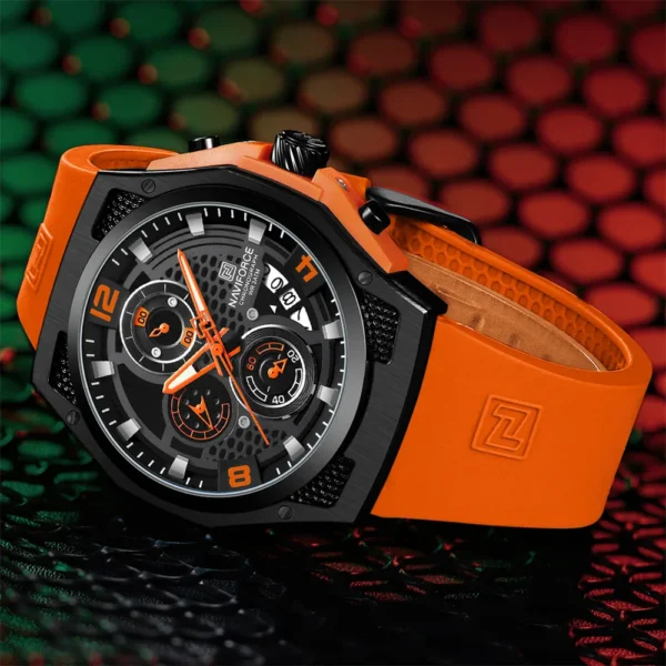 Naviforce 8051 Quartz Fashion Wristwatch for Man - Image 4