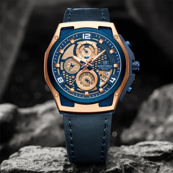 Naviforce 8051 Quartz Fashion Wristwatch for Man - Image 4
