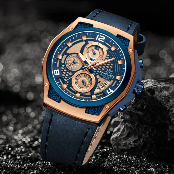 Naviforce 8051 Quartz Fashion Wristwatch for Man - Image 2