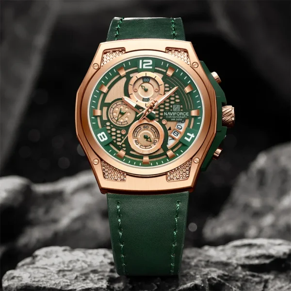 Naviforce 8051 Quartz Fashion Wristwatch for Man - Image 4