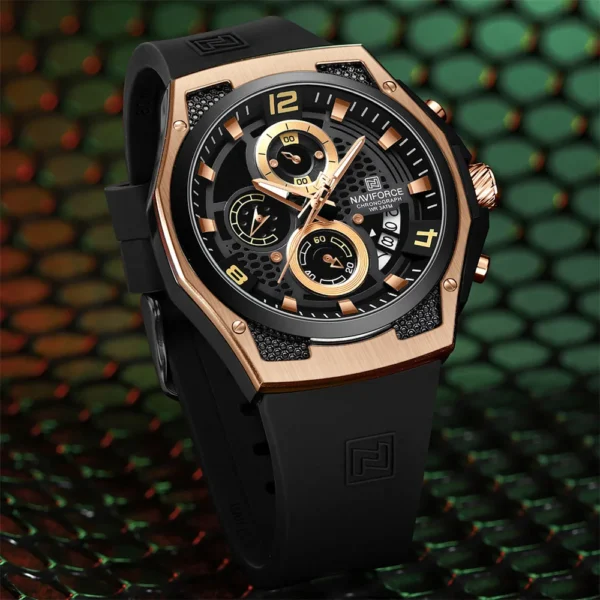 Naviforce 8051 Quartz Fashion Wristwatch for Man - Image 2