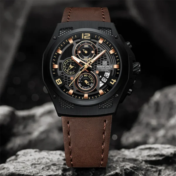 Naviforce 8051 Quartz Fashion Wristwatch for Man - Image 4