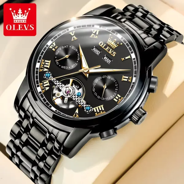OLEVS 6607 Automatic Mechanical Watch For Gents - Image 2