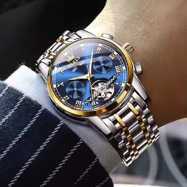OLEVS 6607 Automatic Mechanical Watch For Gents - Image 5