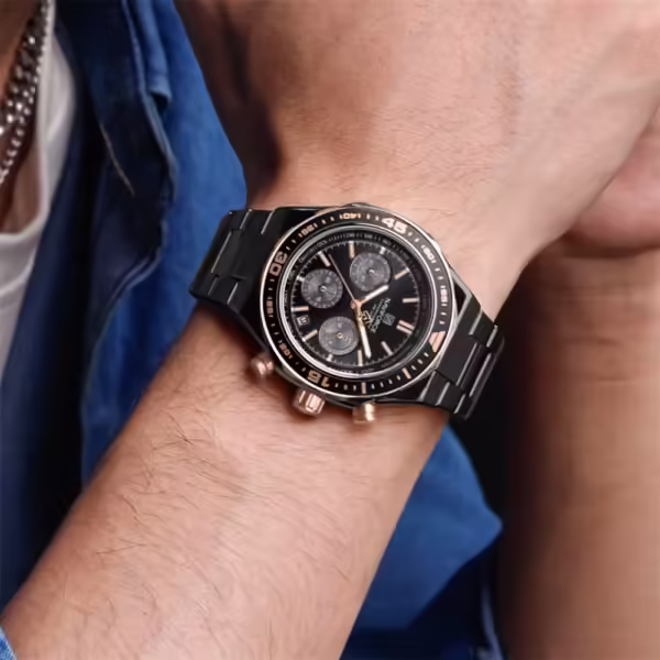 NAVIFORCE 8049 Top Brand Luxury Chronograph Calendar Stainless Steel Quartz Watch For Men - Image 3