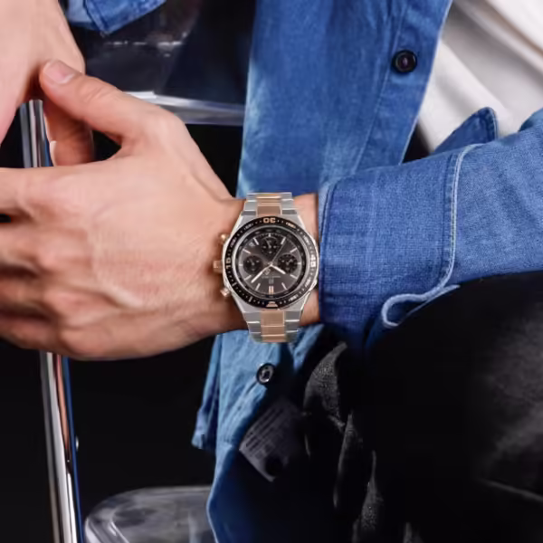NAVIFORCE 8049 Top Brand Luxury Chronograph Calendar Stainless Steel Quartz Watch For Men - Image 3