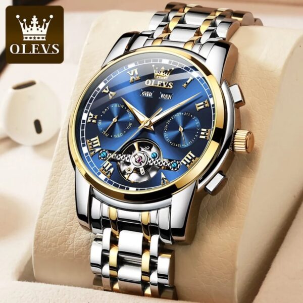 OLEVS 6607 Automatic Mechanical Watch For Gents - Image 4