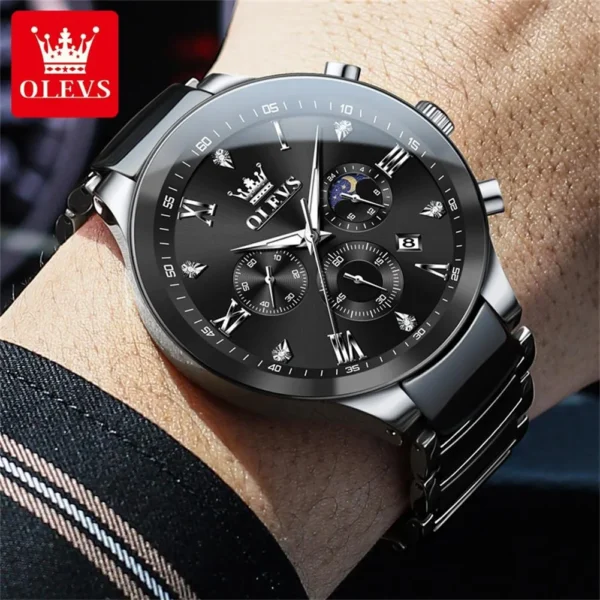OLEVS 7004 Quartz Chronograph Watch for Men - Image 5