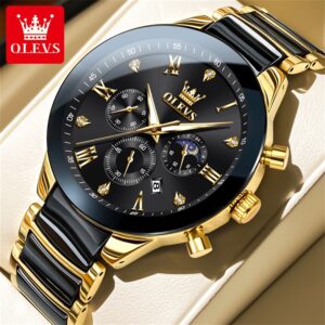 OLEVS 7004 Quartz Chronograph Watch for Men