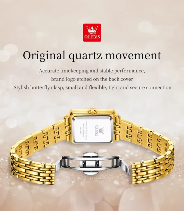 OLEVS 9995 Elegant Quartz Women’s Watch - Image 4