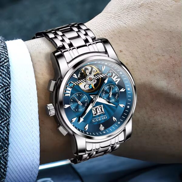 OLEVS 9965 Automatic Mechanical Men's Watch - Image 3