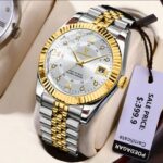 Poedagar 910 Quartz Watch Stainless Steel Strap Men's Watch