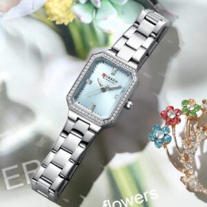 CURREN 9102 Quartz Stainless Steel Watch For Women