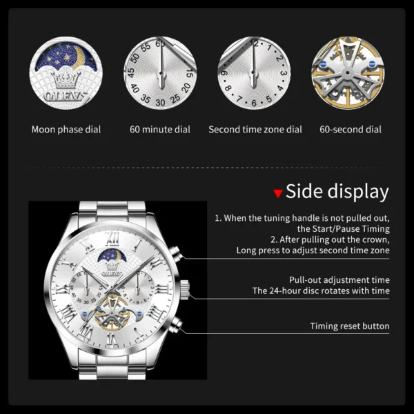 OLEVS 3640 Chronograph Premium Man’s Watch - Image 3