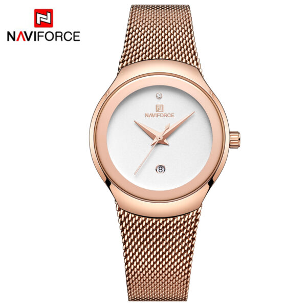 NAVIFORCE 5004 Quartz Ultra Thin Woman Watch - Image 2