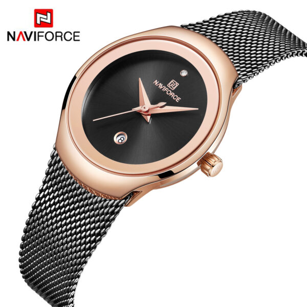 NAVIFORCE 5004 Quartz Ultra Thin Woman Watch - Image 3