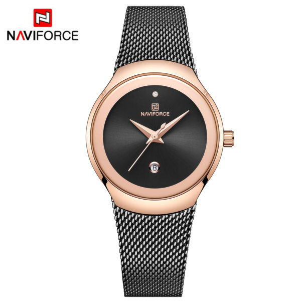 NAVIFORCE 5004 Quartz Ultra Thin Woman Watch - Image 2