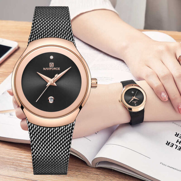 NAVIFORCE 5004 Quartz Ultra Thin Woman Watch