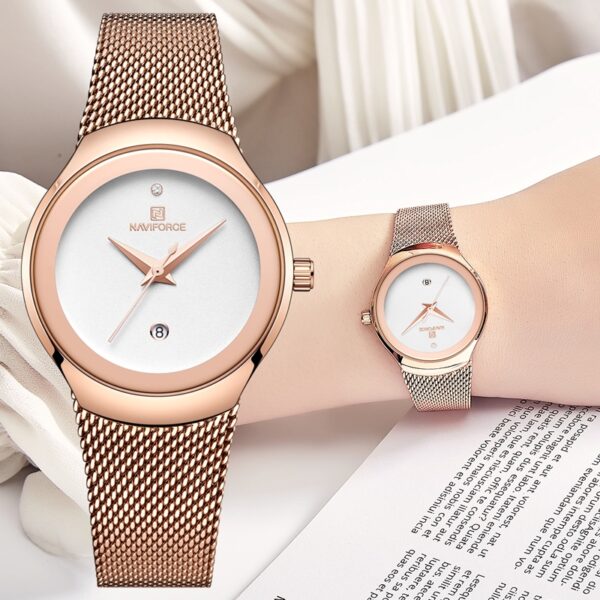 NAVIFORCE 5004 Quartz Ultra Thin Woman Watch