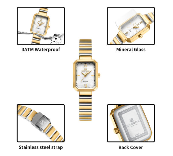 NAVIFORCE 5050 Luxury Women Original Watch - Image 5