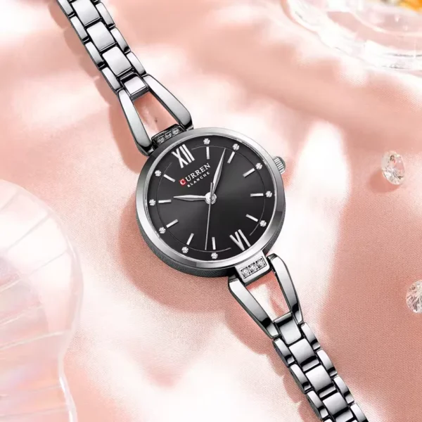 CURREN 9092 Elegant Stainless Steel Classic Women Quartz Watch - Image 3