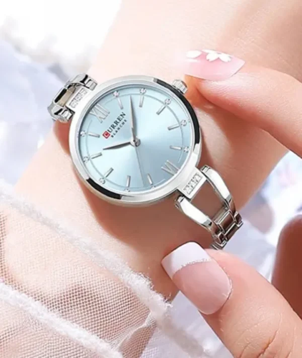 CURREN 9092 Elegant Stainless Steel Classic Women Quartz Watch - Image 2
