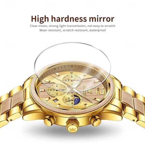 OLEVS 3645 Original Quartz Chronograph Watch - Image 6