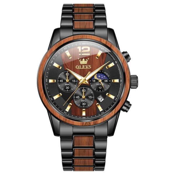 OLEVS 3645 Original Quartz Chronograph Watch - Image 5