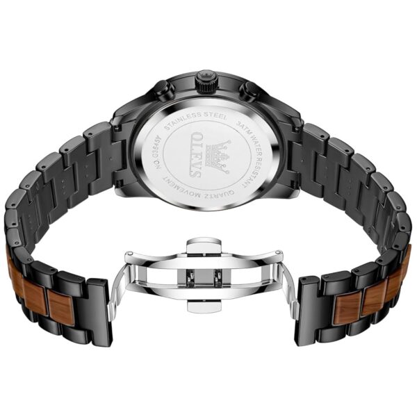 OLEVS 3645 Original Quartz Chronograph Watch - Image 6