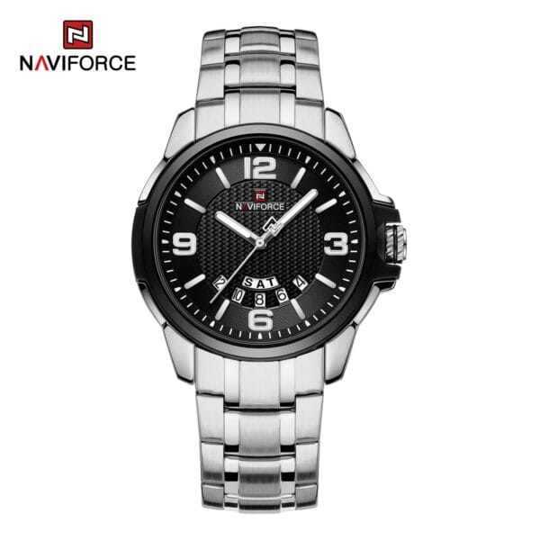 Naviforce 9215 Stainless steel premium watch for  men