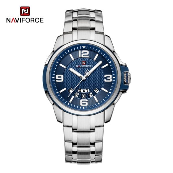 Naviforce 9215 Stainless steel premium watch for  men