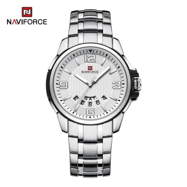 Naviforce 9215 Stainless steel premium watch for  men