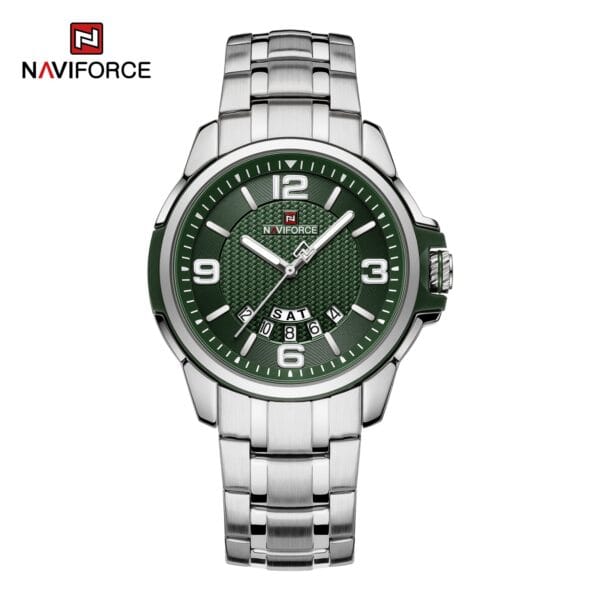 Naviforce 9215 Stainless steel premium watch for  men