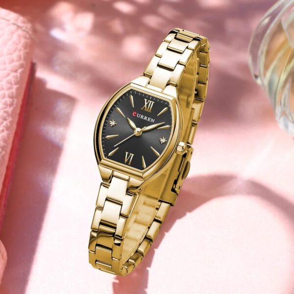 CURREN 9112 High Quality Ladies Casual Bracelet Watches Women's Simple Vintage Watches Waterproof Stainless Steel Wristwatch