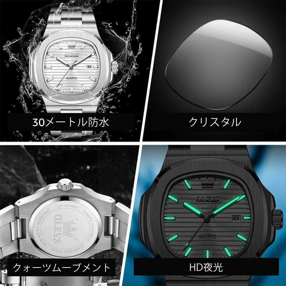 OLEVS 3696 Luxury Mens Quartz Watch - Image 3